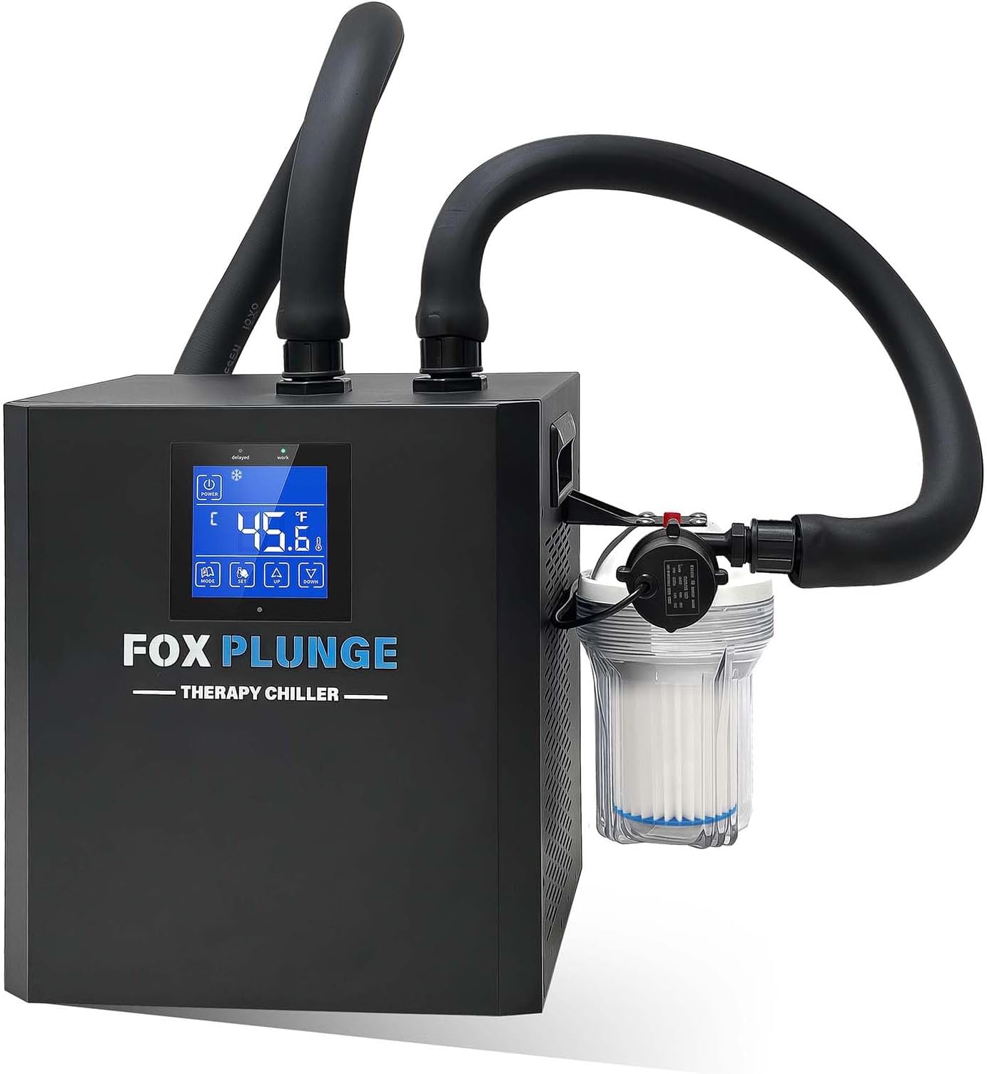 1/3 HP Ice Bath Water Chillerwith External Filter Pump & Insulated Hoses, Remote Control, Cold Plunge Water Chiller —Portable Cold Plunge Cooling System for Home Muscle Recovery