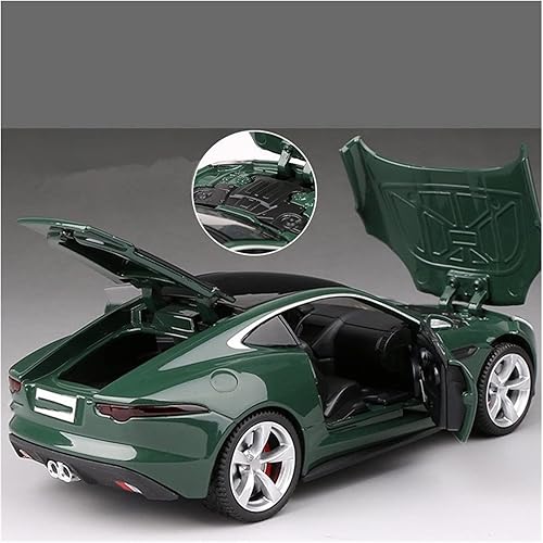 Miniatura 2 de Coche fundido a presión para Jaguar F-Type Coupé, modelo de automóvil de aleación de metal fundido a presión, modelo de automóvil, regalo de sonido