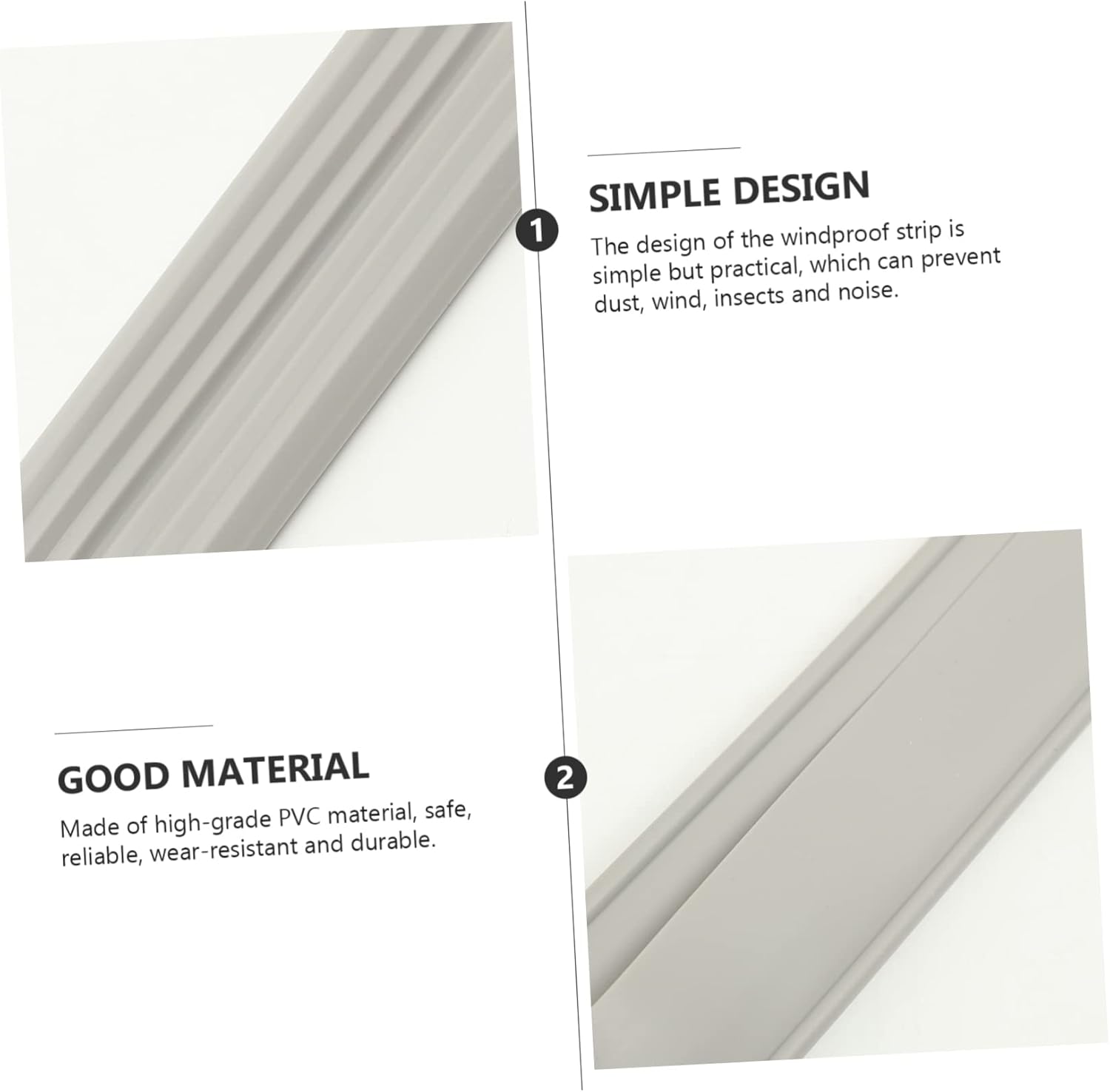Windproof Sealing Strip for Door Under Door Stopper Draft Stopper Noise Multifunctional Easy Install