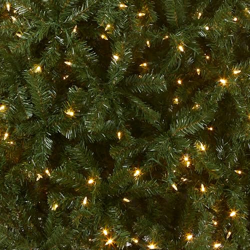 National Tree Company 7.5 ft Pre-Lit North Valley Spruce Artificial Christmas Tree, 550 LED Lights, 1,346 Tips, Foot Pedal, 10 Light Functions, Includes Stand, Green by National Tree Company - Image 2
