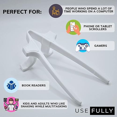 Miniatura 4 de Palillos de dedo blancos para jugadores con estuche, palillos para aperitivos, palillos de chip de dedo, palillos para jugadores, palillos para