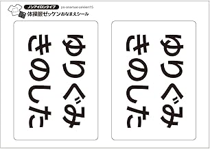 Name Sticker, Non-Iron, Name Bib, Swimsuit, Gymnastics Clothes, Sports Events, Bib, Iron, Name Seal, Waterproof, Waterproof, Kindergarten Prep, Name Label, Easy to Apply, Name Sheet, For Nursery