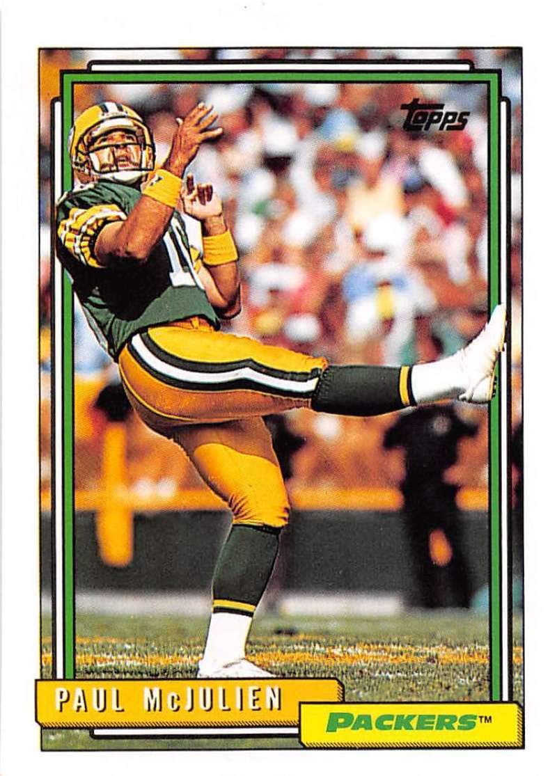 Amazon.com: 1992 Topps Football #634 Paul McJulien RC Rookie Card