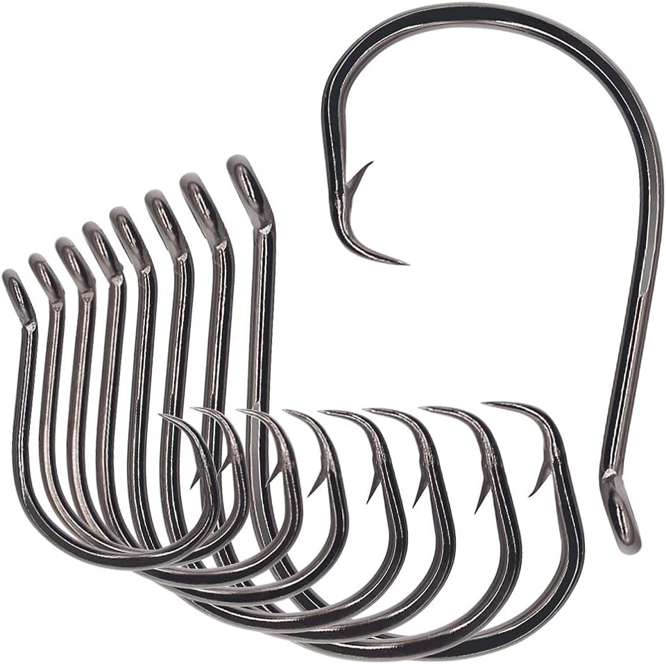 XFISHMAN Circle-Hooks-Fishing-Equipment-Octopus-Hooks-Saltwater-50 Pack #1 –12/0
