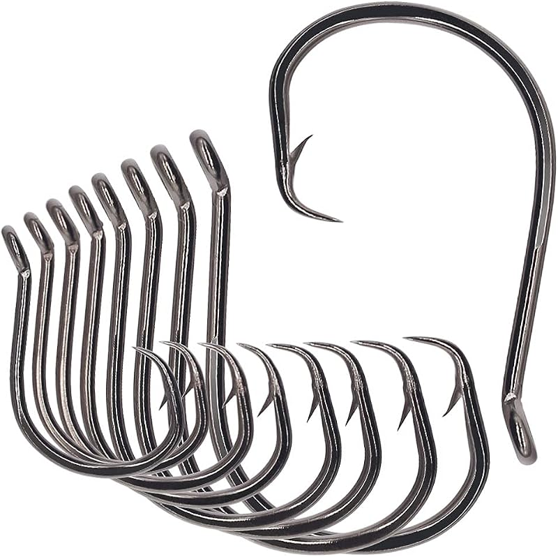 XFISHMAN Circle-Hooks-Fishing-Equipment-Octopus-Hooks-Saltwater-50 Pack #1 –12/0