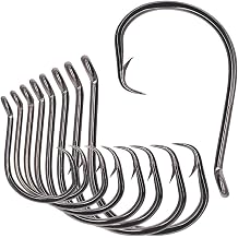 XFISHMAN Circle-Hooks-Fishing-Equipment-Octopus-Hooks-Saltwater-50 Pack #1 12/0