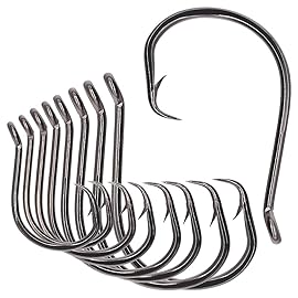 XFISHMAN Circle-Hooks-Fishing-Equipment-Octopus-Hooks-Saltwater-50 Pack 1 -12/0