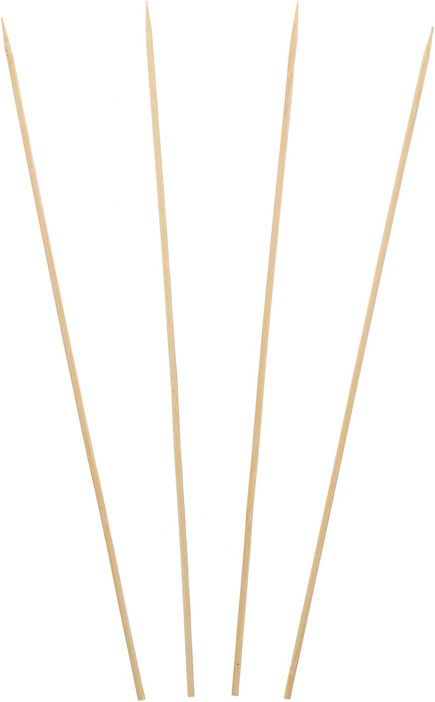 Royal 12 Inch Bamboo Skewers, Round, for Grilling Meat, Satays, and Skewered Vegetables, Package of 9,600