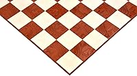 Vista 1 de CHESSBAZAAR Tablero de ajedrez de madera de chapa española de 19 pulgadas Minimalista Fresno Rojo Burl Arce Acabado Hola Brillante Sin Bordes