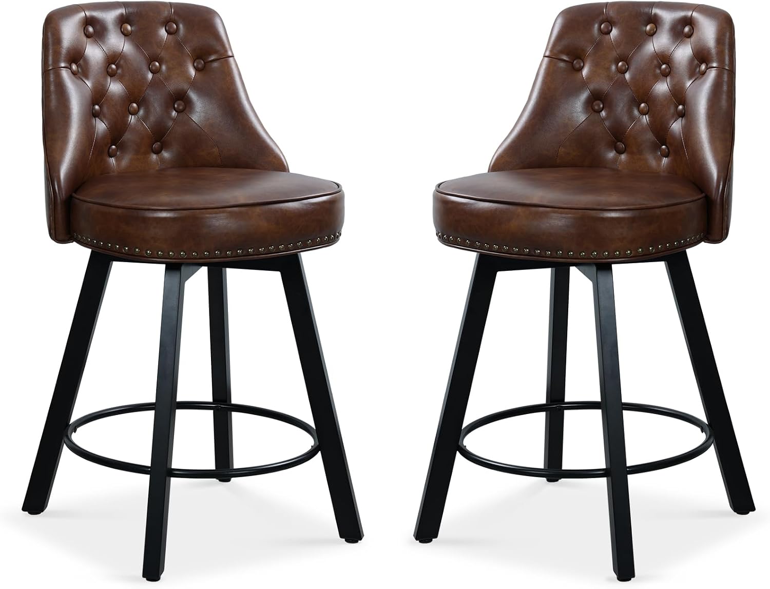 DIFYHOMEY Counter Height Bar Stools Set of 2, 26
