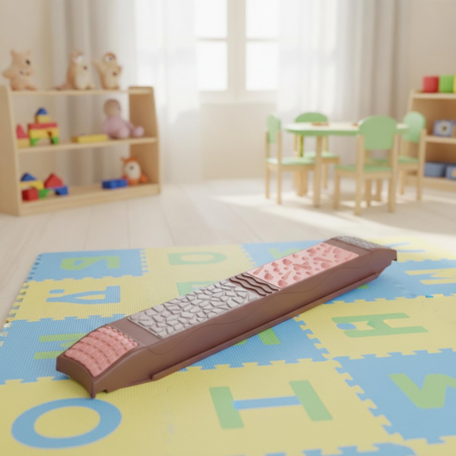 harayaa Puente Equilibrio Infantil | Didáctico, Tabla Coordinación Infantil, para Motricidad Gruesa, Sensorial, salones Escolares, Niños en Edad Preescolar