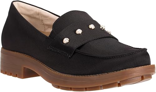 Revitalign Women's Laurel Pearl Loafer, Black, 7.5