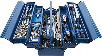 BGS 3306 | Metal workshop Tool Case incl. Tool Assortment | 137 pcs.