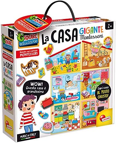Lisciani Giochi- Montessori La Casa Gigante Gioco Educativo Prescolari, Multicolore, 85644