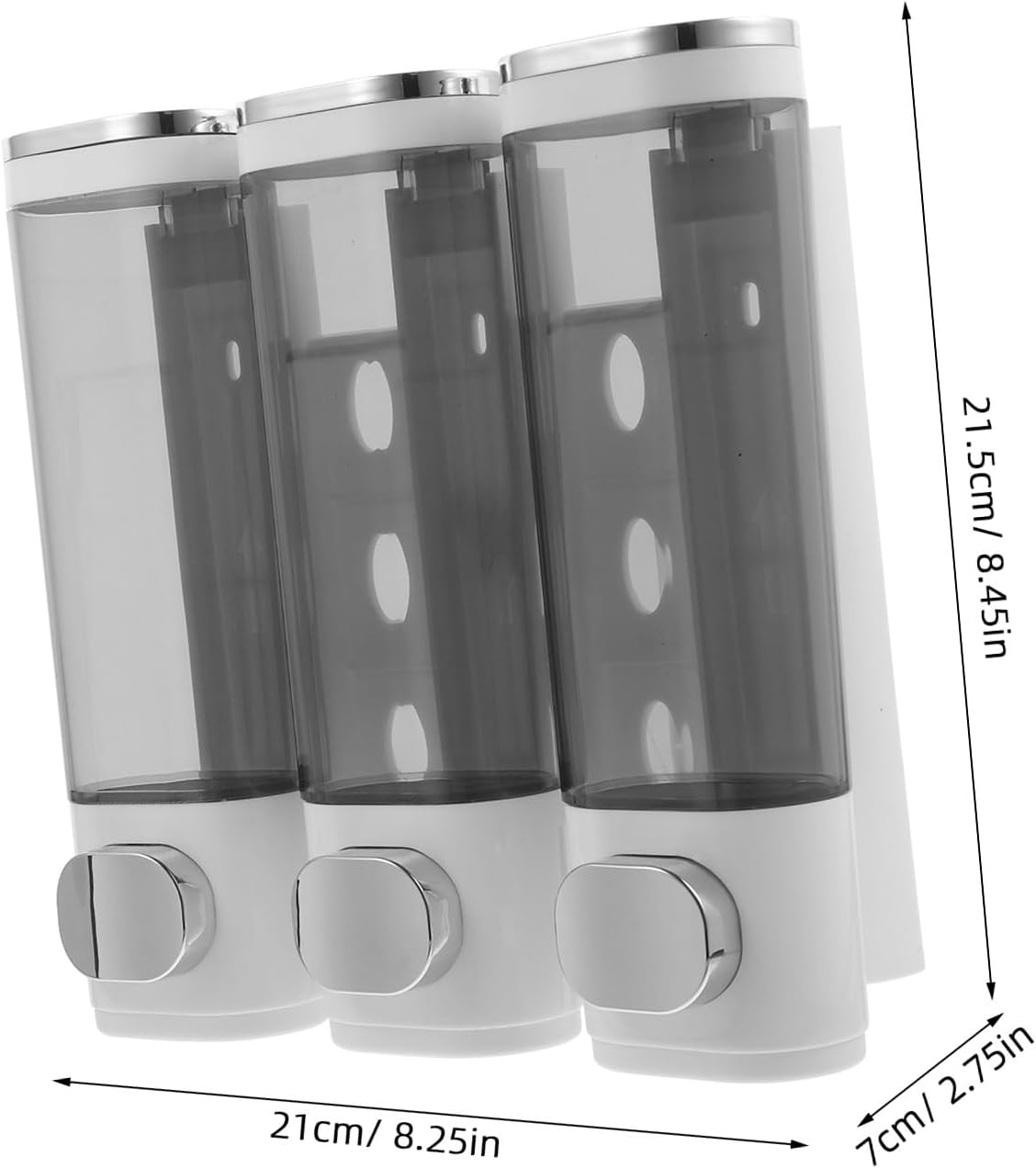 Shower Soap Dispenser Wall-Mounted Shampoo Conditioner Dispenser Wall-Mounted