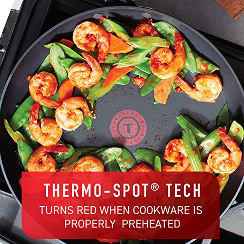 T-Fal Platinum Hard Anodized Nonstick Fry Pan 12 Inch Cookware, Pots And Pans, Dishwasher Safe Black #TOP3
