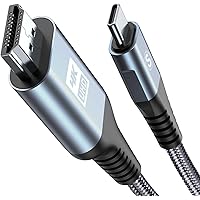 AviBrex Cavo USB C a HDMI 4K 1M, Adattatore USB Type C a HDMI per [Thunderbolt 4 3]