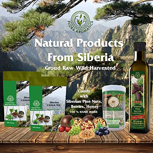 Siberian Pine Nut Oil Cold Pressed Extra Virgin 8.45 Fl Oz/250 Ml #TOP4