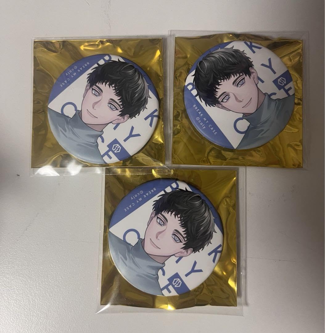 ブレマイ ブレイクマイケース 神家 缶バッジ ブレイクマイケース ブレマイ デフォルメ 缶バッジ 新名有 交渉