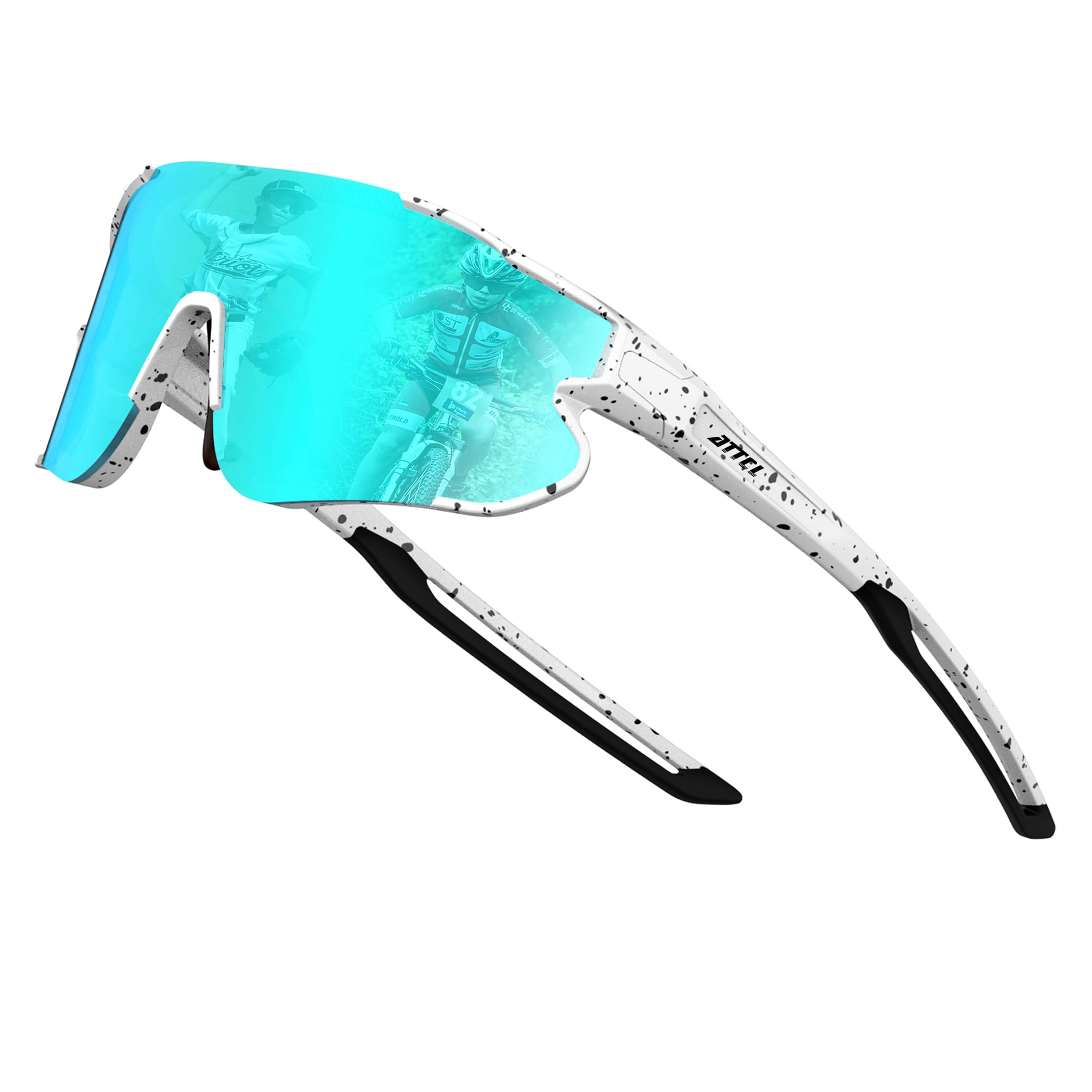 ATTCL XQ548 Baseball-Sonnenbrille für Kinder, Teenager, Sport, leicht, UV400, für Jungen und Mädchen