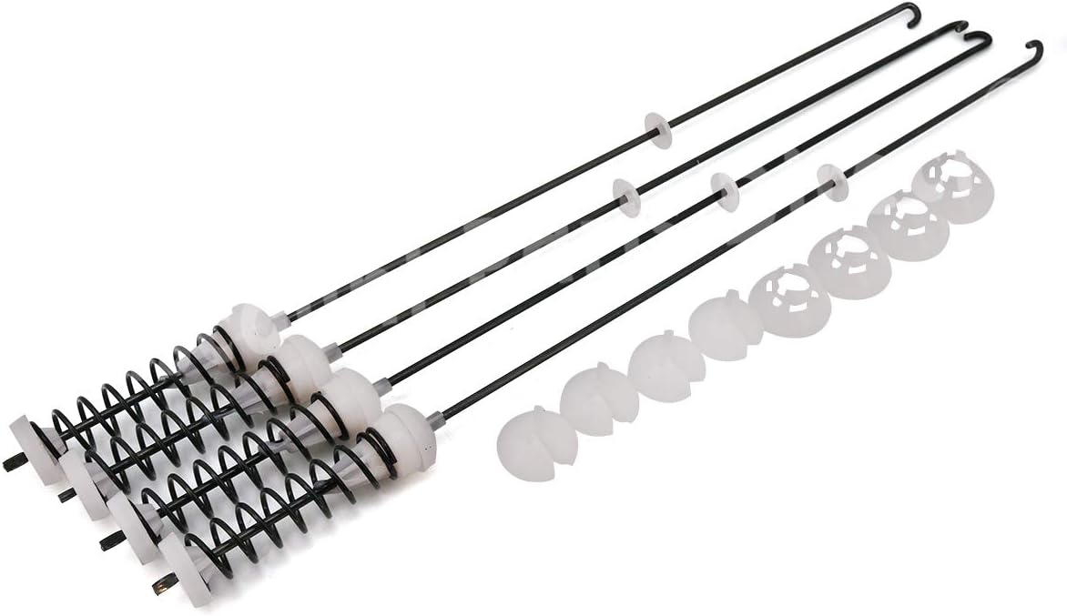 Buy W10780048 Washing Machine Suspension Rods Kit (4 PCS) for Whirlpool