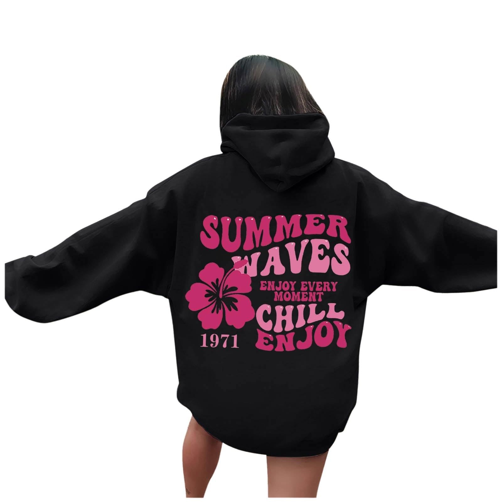 Różowa bluza z kapturem z motywem palmy dziewczęca bluza śliczne bluzy oversize bluza z kapturem damskie bluzy i bluzy z kapturem estetyczna damska bluza z kapturem z długim rękawem bluza z kapturem