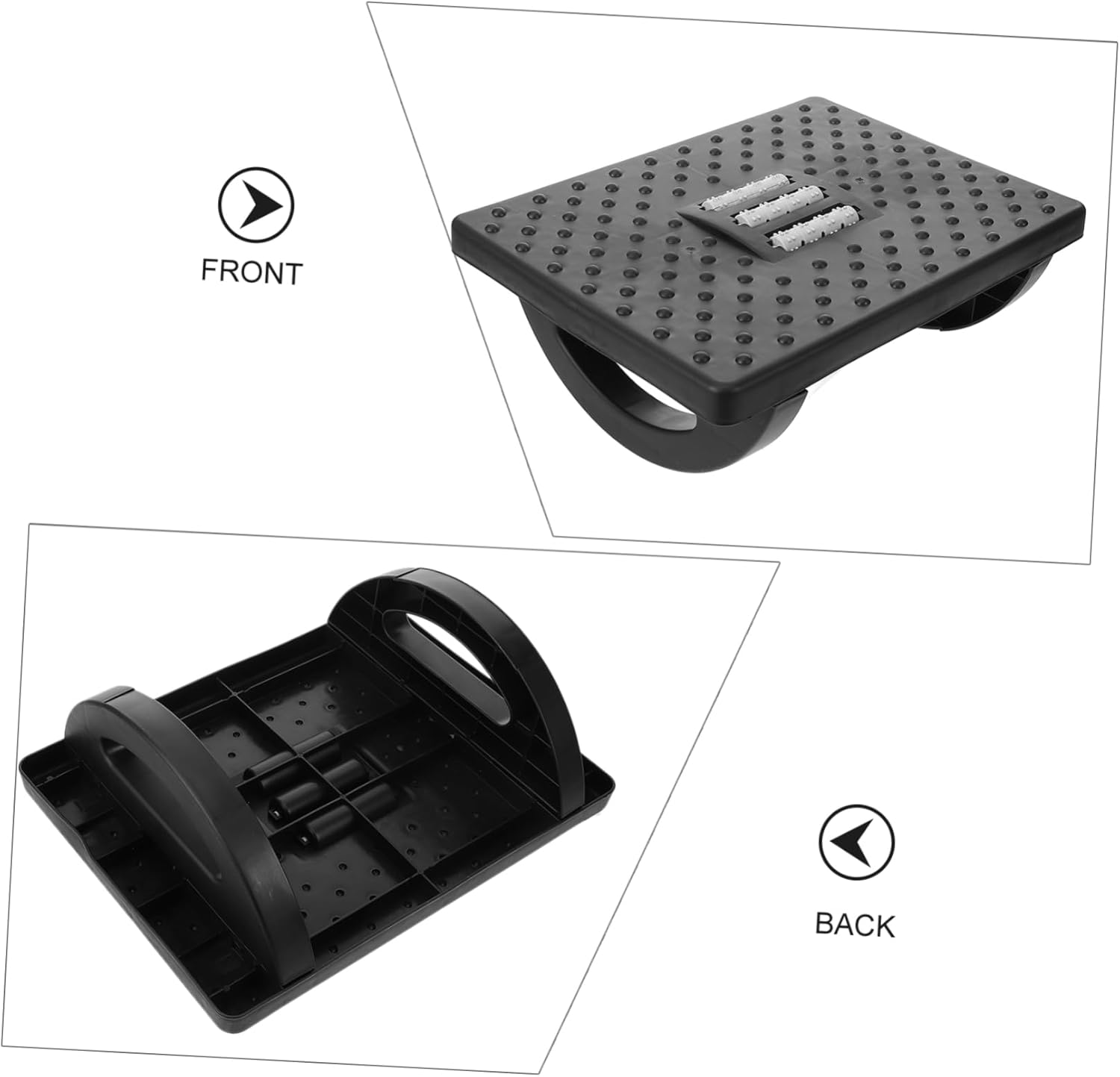 Angoily Foot Stool for Under Desk Office Step Footstool Non-Slip Surface Raised Foot Rest