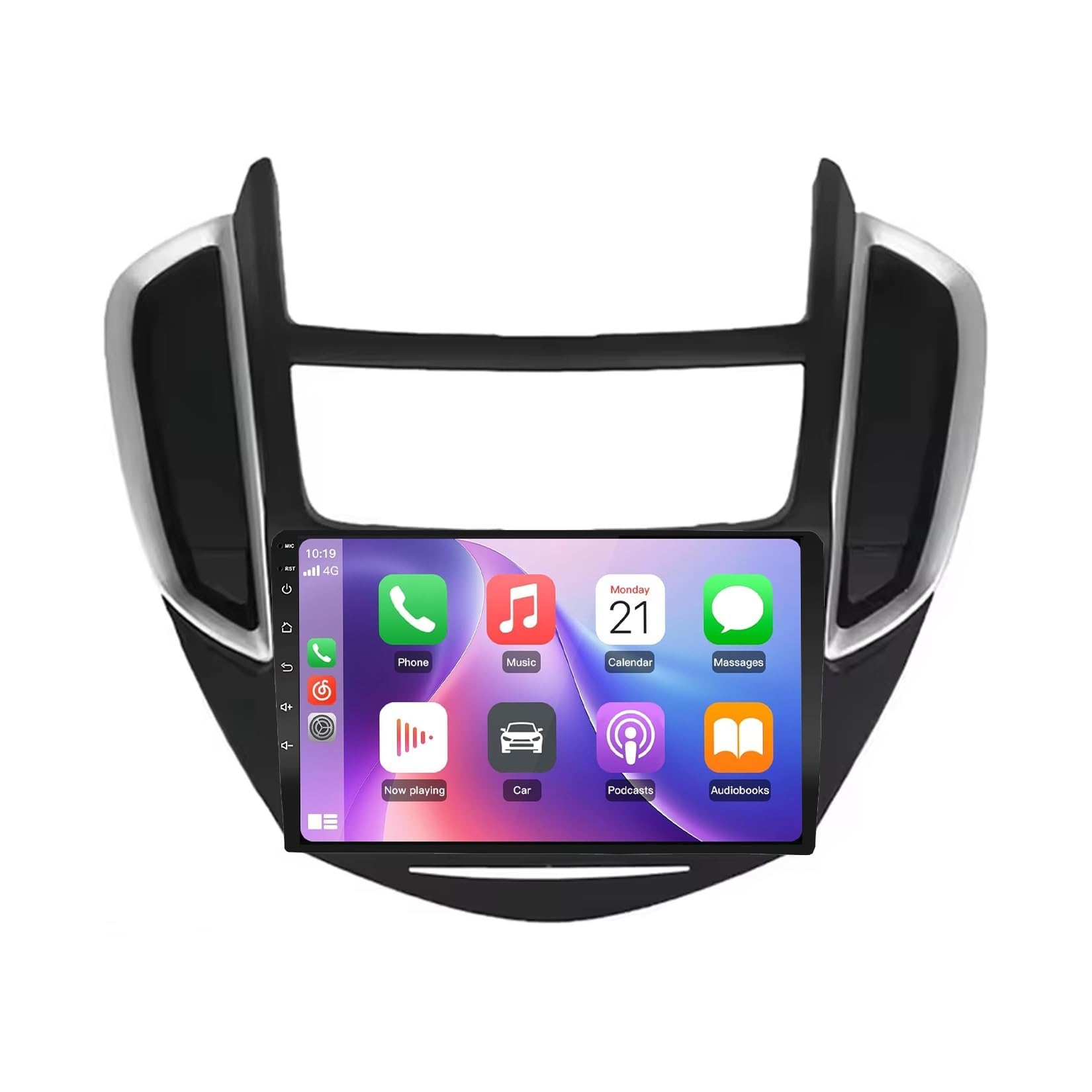 BCBSYCJP Car Radio with Wireless CarPlay Android Auto for Chevrolet TRAX 2014-2016 9 Inch Stereo Mirror Link Bluetooth with Android Auto Carplay Wireless WIFI FM GPS,8 Core 8G+128G