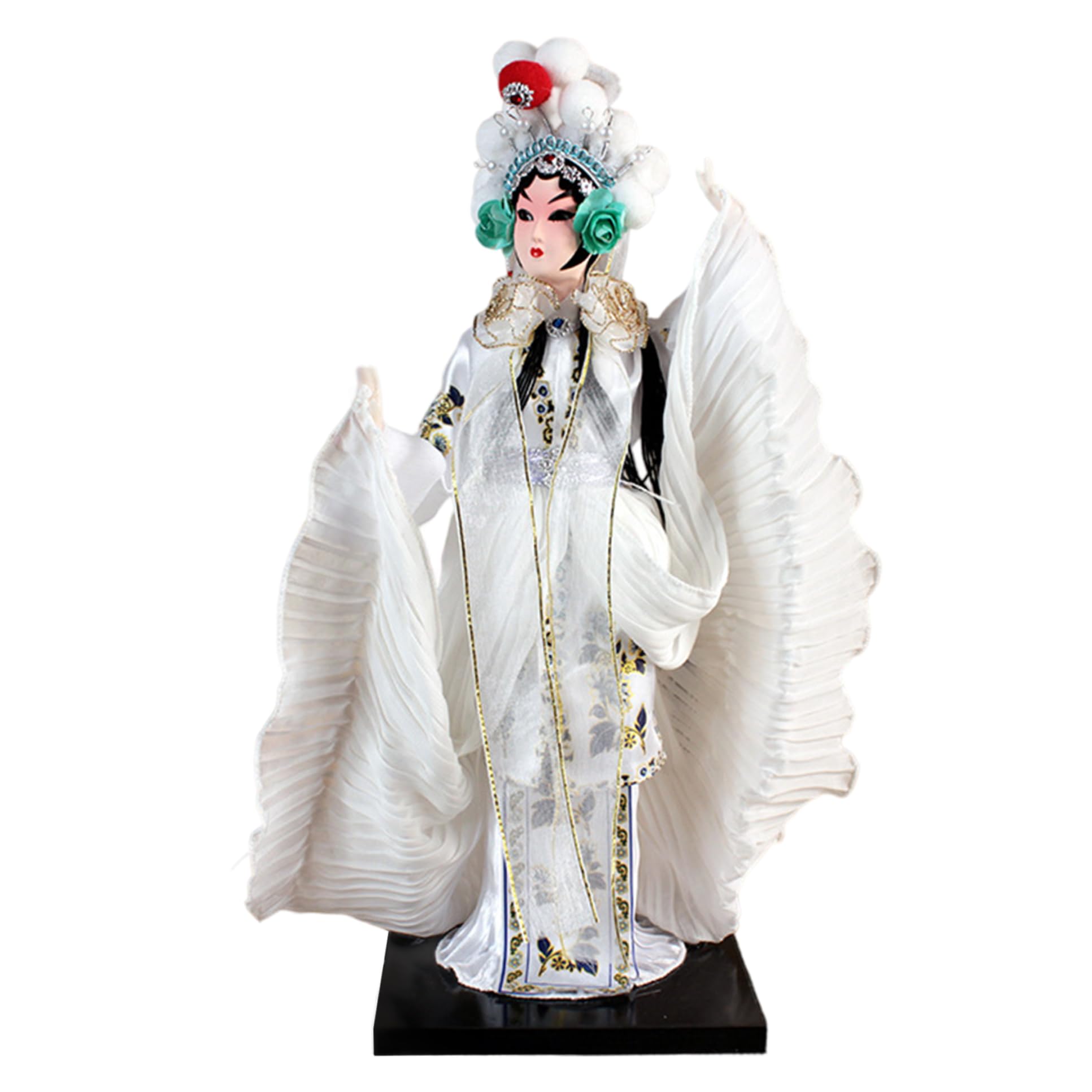 Poupée chinoise traditionnelle en porcelaine authentique opéra figurine de collection pour vitrine