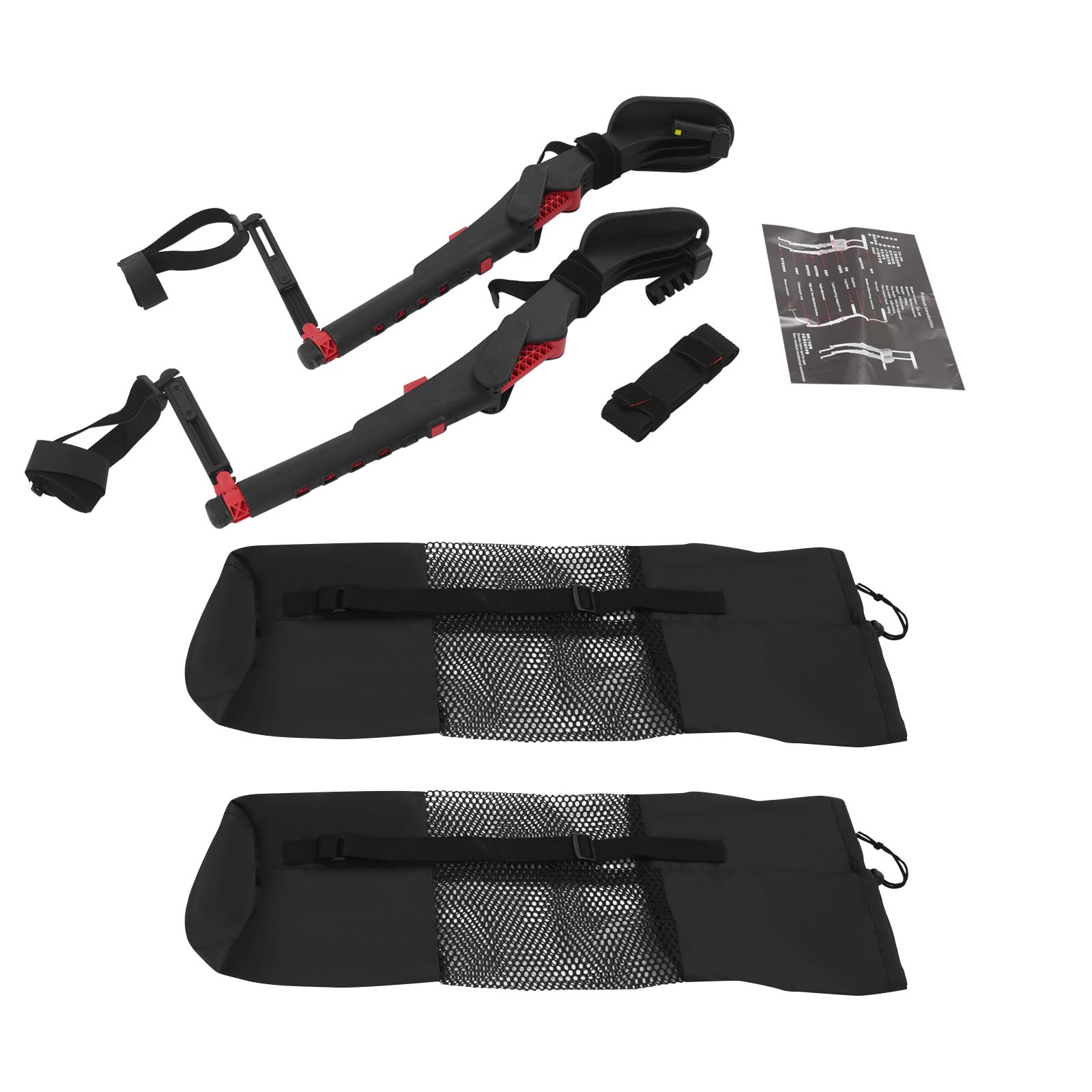 Exoskelett-Schwebesitz, Tragbarer Klappstuhl mit 5-Fach Verstellung, Leichter Sitz bis 150kg, Kompakter Reisestuhl für Unterwegs für Angeln, Camping und Outdoor