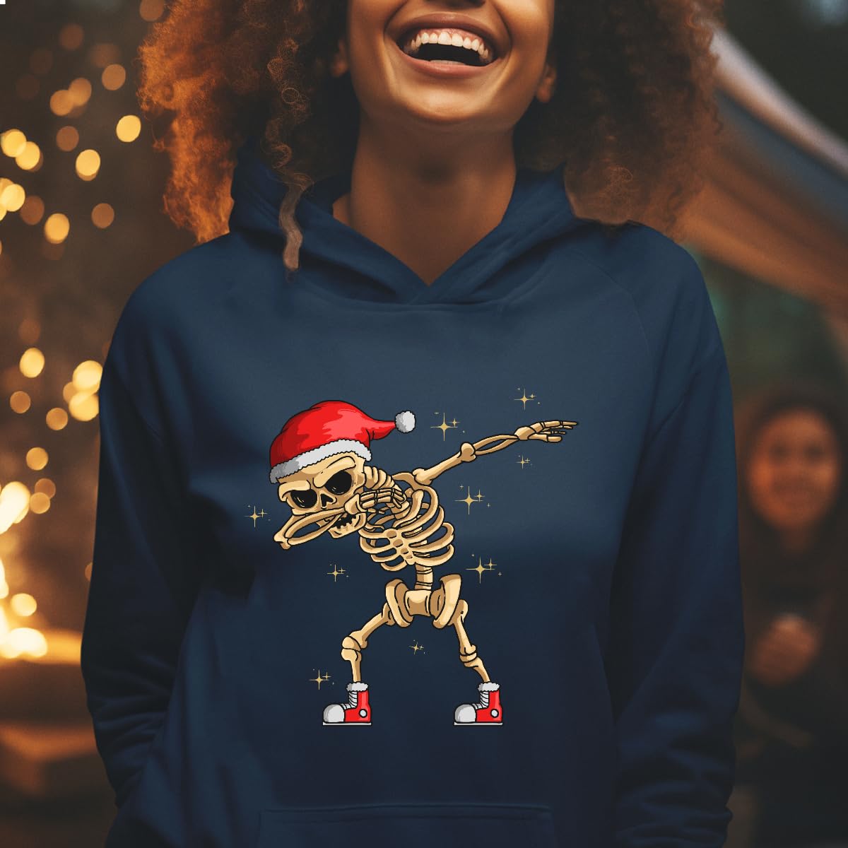 Dab Dabbing Scheletro - Maglione natalizio