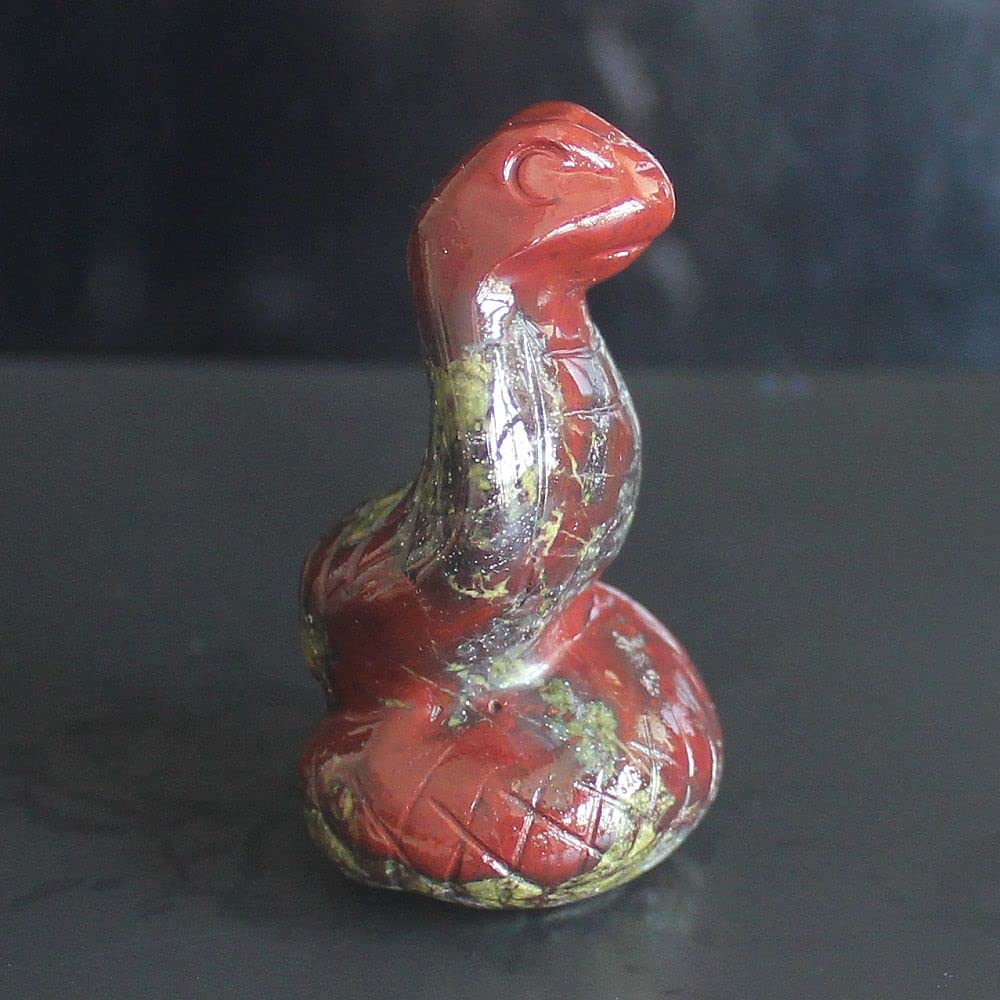 Crystal Snake Figurine - Delicate Glass Sculpture For Home & Office Desk Decor