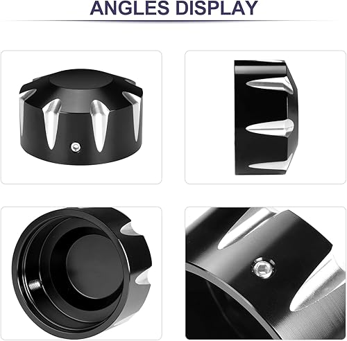 Miniatura 7 de Cubiertas de eje delantero Tuercas para accesorios de triciclo Can Am Spyder, tapas de eje de rueda delantera de aluminio para Can-Am Spyders 2018