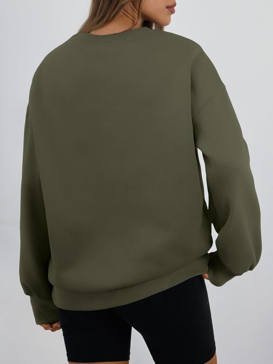 Trendy Queen Sweatshirts for Women Hoodies Oversized Crewneck Tops Sweaters Comfy Fall Winter Outfits Clothes 2026 Fashion - Image 5