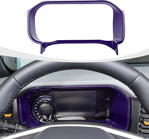 Para Bronco - Cubierta de tablero de control central compatible con accesorios interiores Ford Bronco 2021-2023, color morado