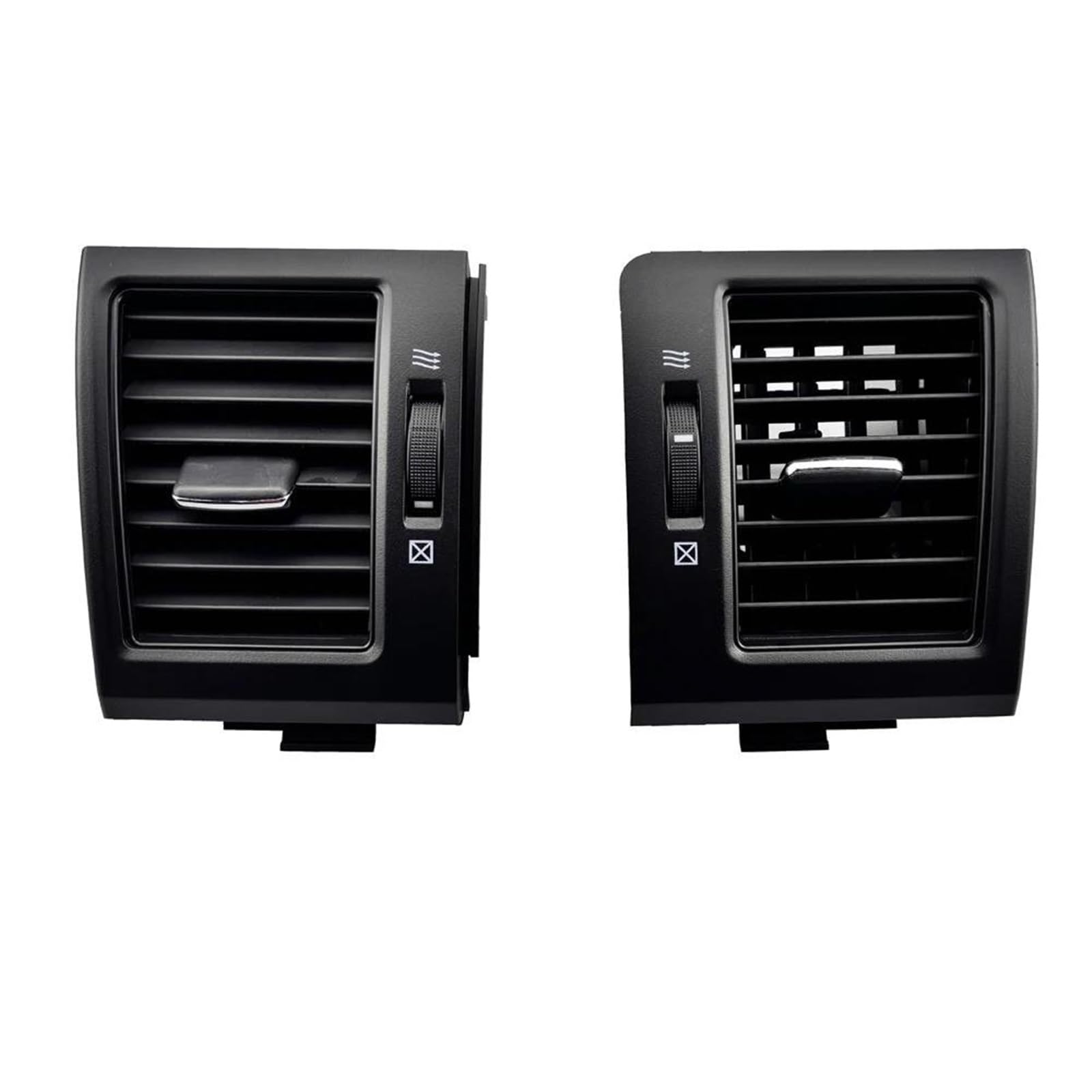 For Toyota For Land Cruiser LC200 2008-2013 Car Dashboard Middle A/C Air Conditioner Outlet Assembly Conditioning Vents(Black-LHD-RHD-B)