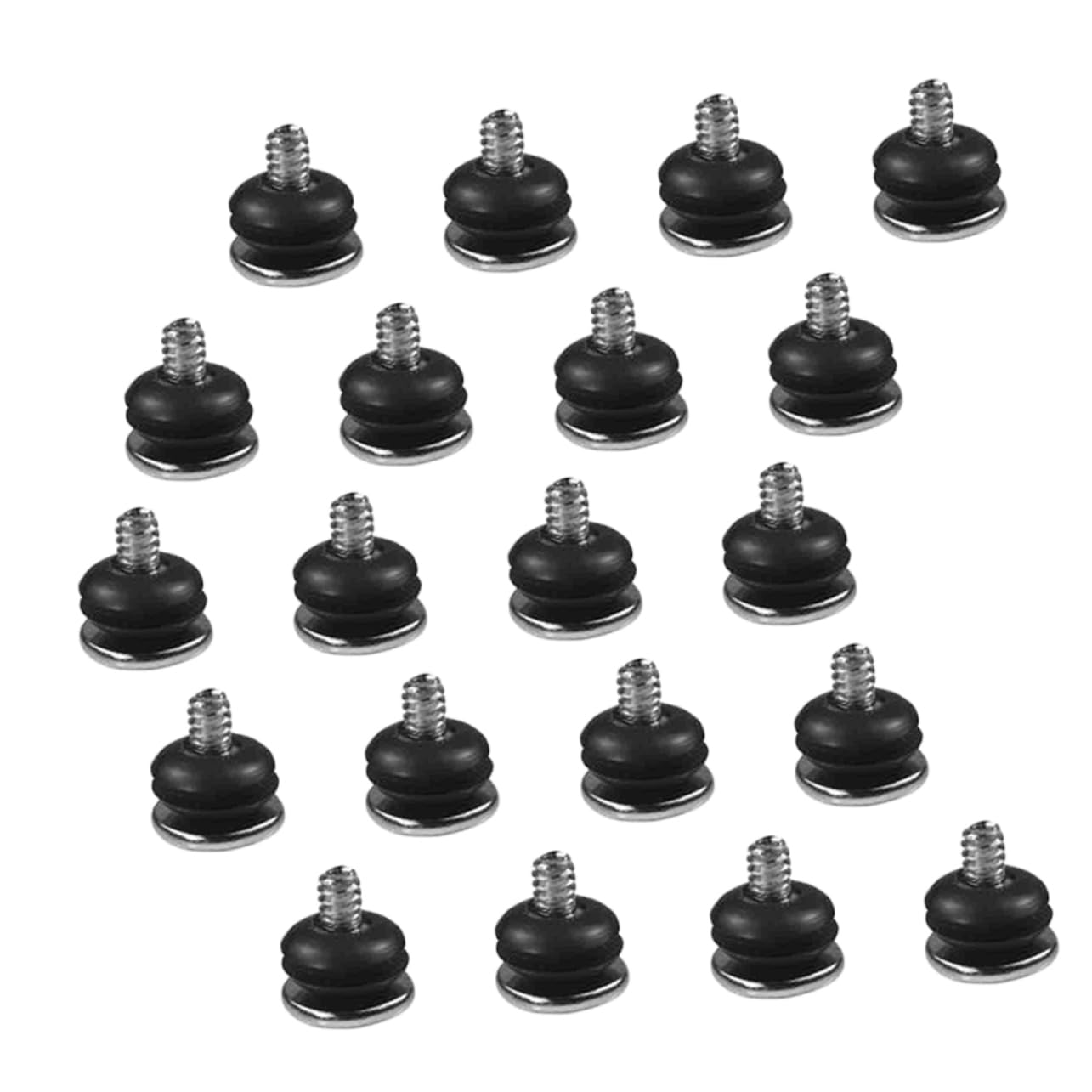 VILLCASE 20Pcs Computer Hard Drive Screws with Shock Absorption Washers for for Motherboard and Case Installations Durable and Easy to Use