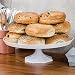 Deco Dine - Soporte de plástico para tartas (25 cm), color blanco