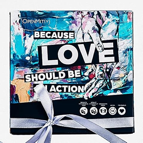 OpenMity Relationship Game – Perfect for Date Night Ideas – Includes Conversation Starters Cards, Couple's Activities and Individual Tasks Cover