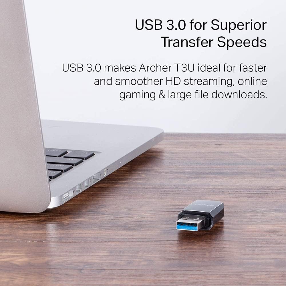 TP-Link Archer T3U AC1300 Mini Wireless WiFi MU MIMO USB Adapter TPLink