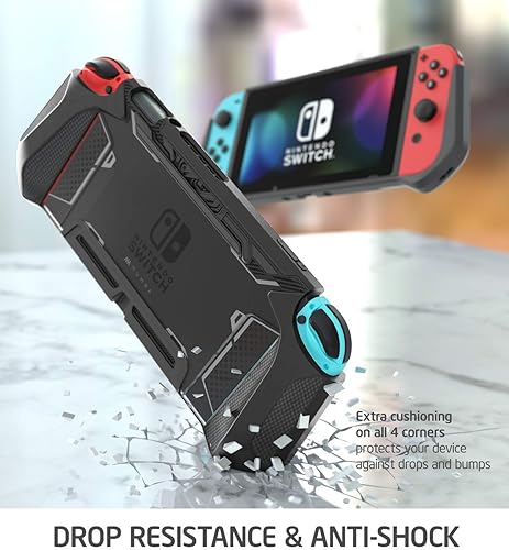 Miniatura 5 de Mumba - Funda compatible acoplable con Nintendo Switch, Blade Series de poliuretano termoplástico con agarre ergonómico y cómodo