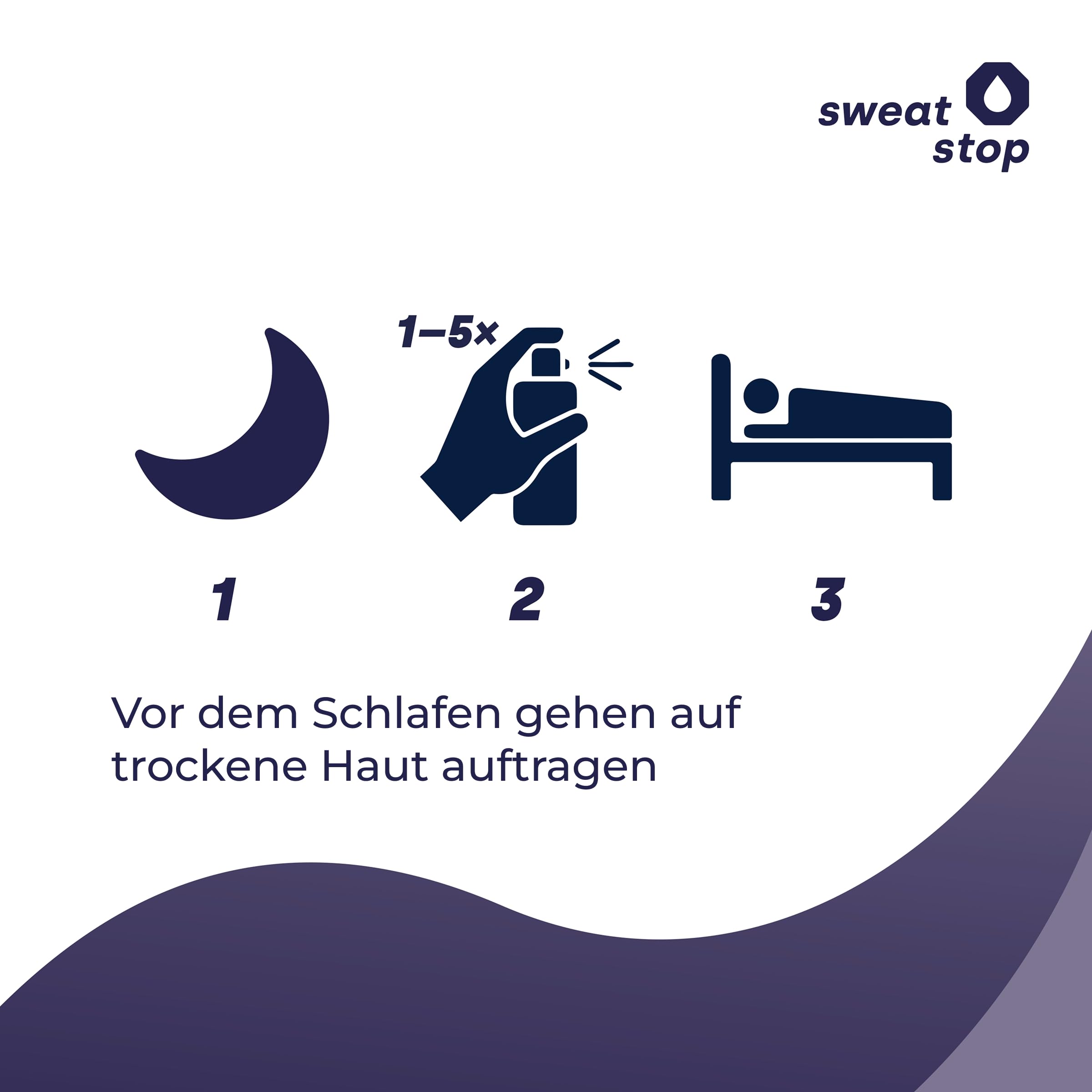 SweatStop FORTE MAX Antitranspirant Hand Spray 100ml gegen Schwitzen an Händen - Antiperspirant gegen Handschweiß für Sie & Ihn