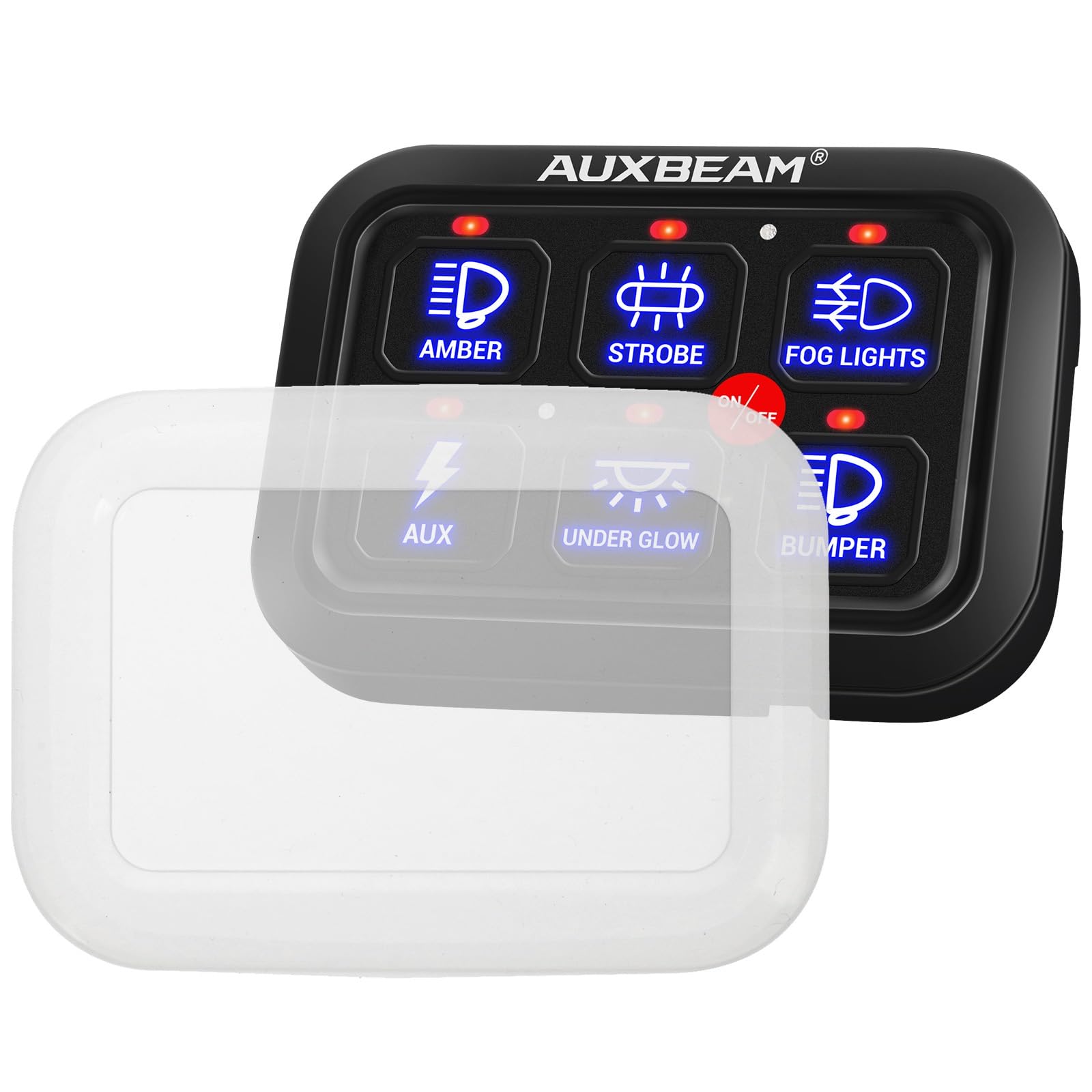 Amazon.com: Auxbeam Switch Panel Waterproof Case PVC Protective