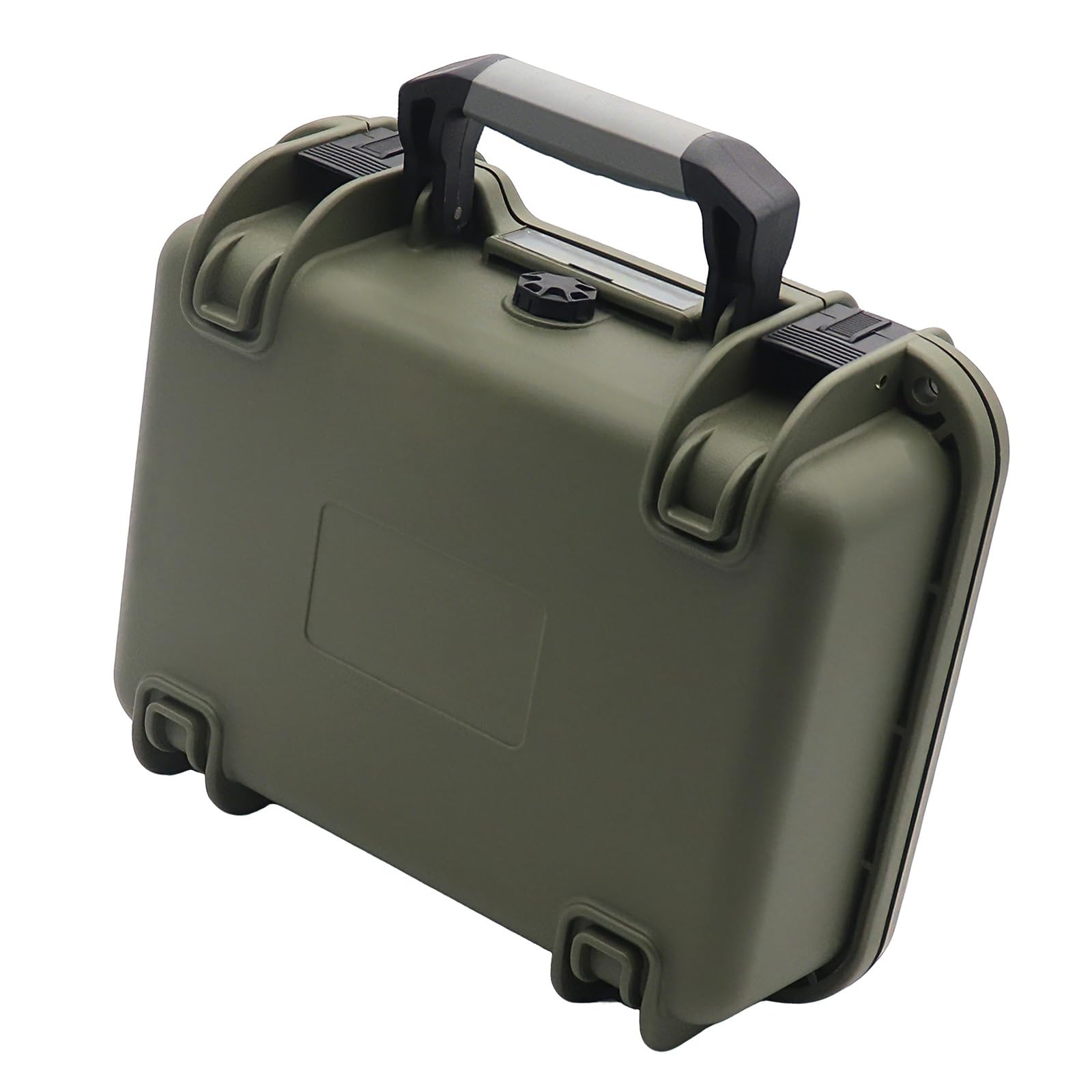 Msioytog Green.. Abs Waterproof Engineering Case Box Featuring Carry Handle And Compartmentalized Storage For Secure Instrument Keeping Abs Instrument Storage Case