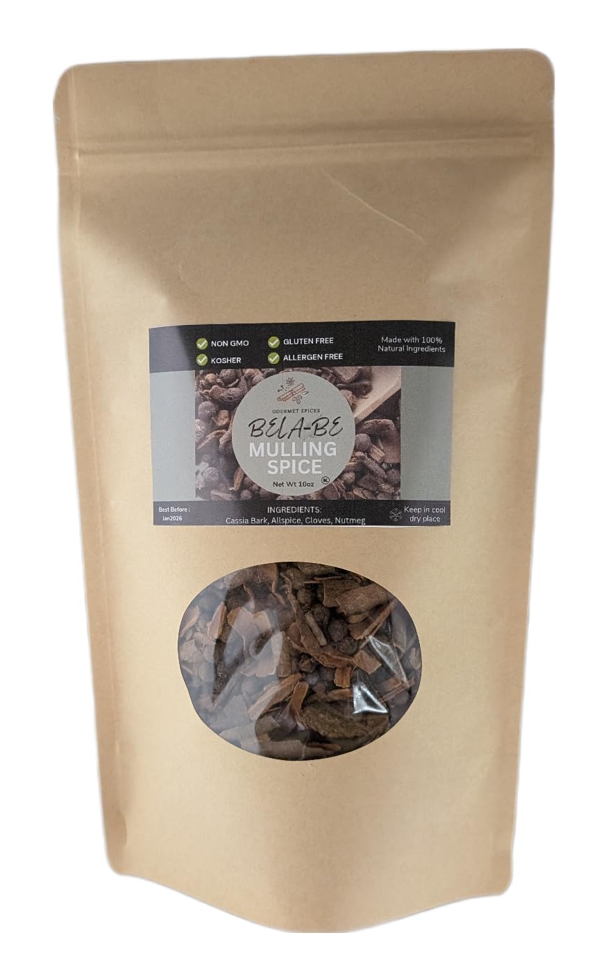 Bela-Be Mulling Spices, 10 oz Pouch, Kosher, For Tea, Coffee, Cider, Wine