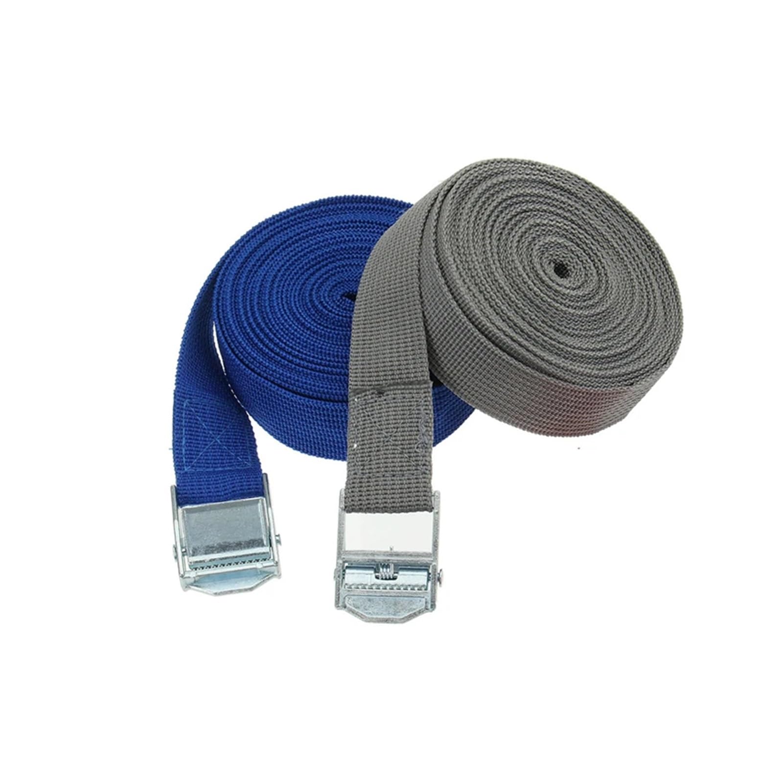 Cinghie a cricchetto for ancoraggio resistente 5 metri 2 pezzi for borsa for bagagli for bici da auto(Blue)