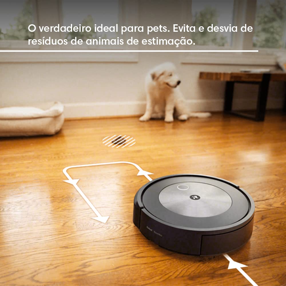 Robô Aspirador de Pó Inteligente iRobot Roomba j7 limpeza completa