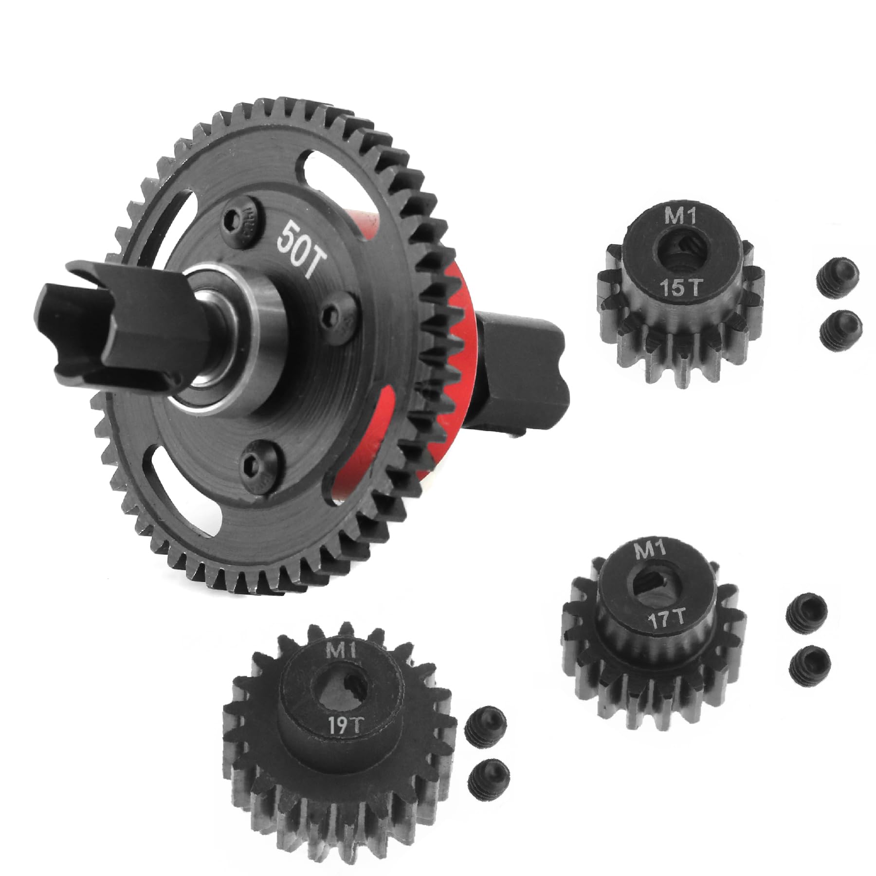Amazon.com: Center Diff Set 50T with 15T 17T 19T Pinion Gears #45