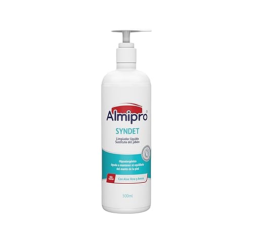 almipro Syndet Skin Cleanser | Gel de baño hidratante sin jabón con aloe vera y avena para piel seca, delicada y sensible | Recomendado por