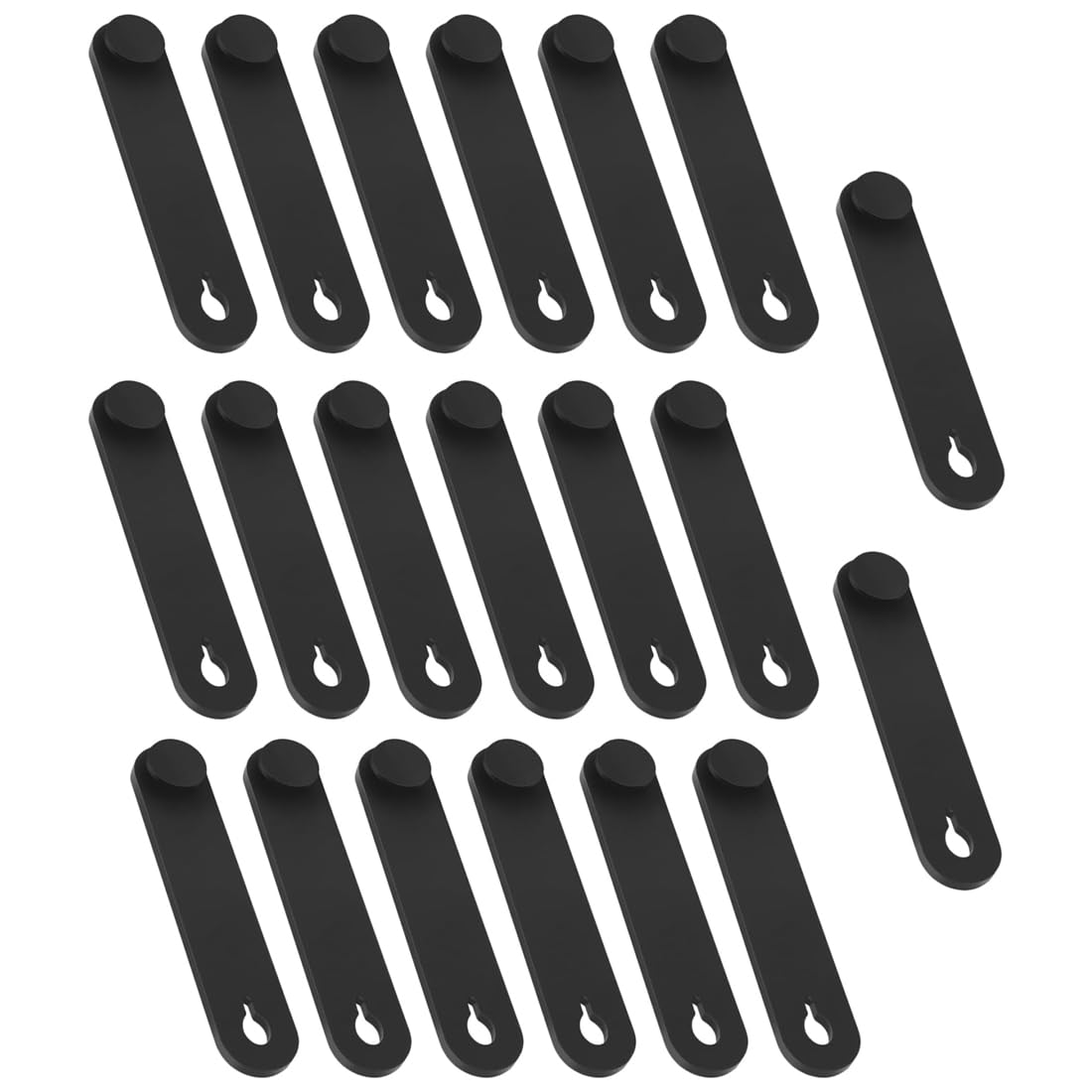 Fascette Gomma Per Cablaggio Moto - Confezione Da 6 Pezzi, Antindurimento, Elastiche, 64x14mm - Foto 2